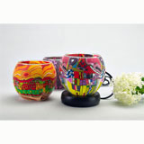 Leuchtglas Lampe elektrisch 11cm