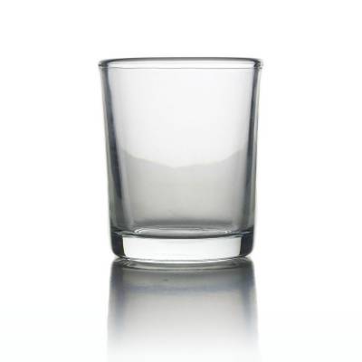 Teelichtglas, Teelichthalter, klar, Windlichthalter, Deko, Kerze, Glas für Teelichter - 0