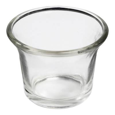 Teelichthalter, Glas, klar/ transparent, Teelichtglas, Windlichthalter, Kerzenständer, Teelichter - 1