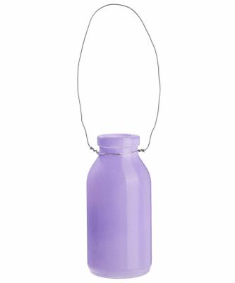 Deko Flasche lavendel, lila Glasflasche Dekoflasche, Vase, Tischdeko, Fläschen - 1
