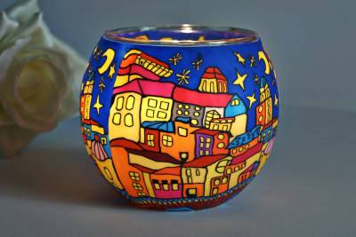 Leuchtglas 21639 Bridge 11cm MIT 30mm Bohrung Tauschglas Ersatzglas - 1