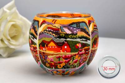 Leuchtglas 21416 Dreamhouse 11cm MIT 30mm Bohrung Tauschglas Ersatzglas - 0