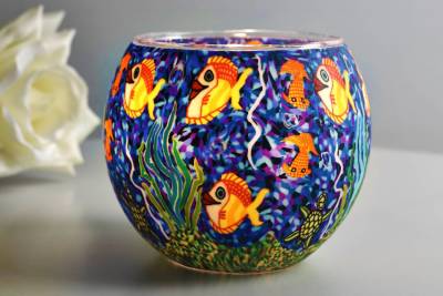 Leuchtglas 21001 Aquarium 11cm MIT 30mm Bohrung Tauschglas Ersatzglas - 1