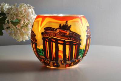 Leuchtglas 21634 Berlin 11cm MIT 30mm Bohrung Tauschglas Ersatzglas - 1