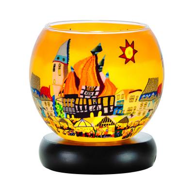 Leuchtglas Nr.307 Lampe Leuchte Ø11cm Dekoration Licht Michelstadt - 0