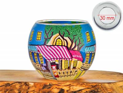 Leuchtglas Nr.562 Cafe Paris 1 Ø11cm MIT 30mm Bohrung Tauschglas Ersatzglas - 0