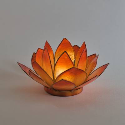 Hellmann Versand Lotusblüte 3 Kupfer – Teelichthalter für Gelassenheit - 1