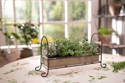 Dekoschale rustikal Pflanzschale Blumentopf Blumenkübel Übertopf Dekoration - 1