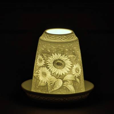 Starlight Glocke Nr.59 Sonnenblume Windlicht Teelichthalter - 0