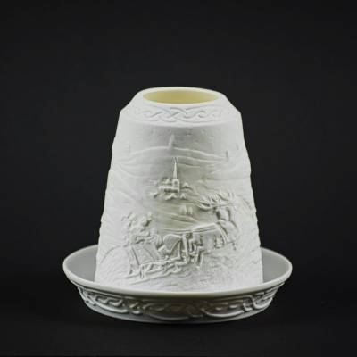 Starlight Glocke Nr.122 der Weihnachtsmann kommt Windlicht Teelichthalter - 1