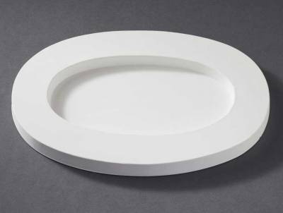 KeraFlott Gießform Kunststoff Bilderrahmen oval Reliefgießen gestalten basteln - 0