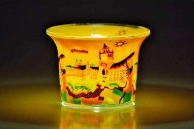 Votiv Glas 310 München dekoratives Windlicht - 1