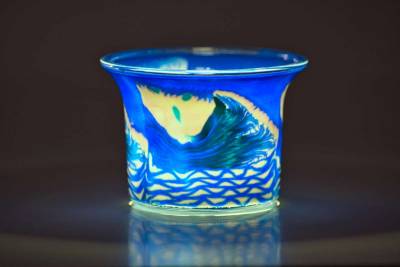 Votiv Glas 142 Wasserfall dekoratives Windlicht - 1