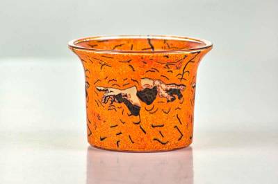 Votiv Glas 58 Hände dekoratives Windlicht - 0