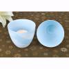 Becher für Teelichter, Pastell blau, Windlichthalter, Teelichthalter, Glas für Teelicht
