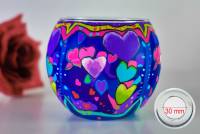 Leuchtglas 21301 Friendship Freundschaft 11cm MIT 30mm Bohrung Tauschglas Ersatzglas