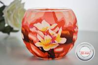 Leuchtglas 21417 Magnolia 11cm MIT 30mm Bohrung Tauschglas Ersatzglas