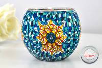 Leuchtglas 21307 Tiffany star 11cm MIT 30mm Bohrung Tauschglas Ersatzglas