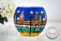 Leuchtglas 21813 London 11cm MIT 30mm Bohrung Tauschglas Ersatzglas