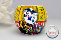 Leuchtglas 21605 Modern Art Yellow 11cm MIT 30mm Bohrung Tauschglas Ersatzglas