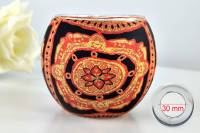 Leuchtglas 21404 Lotus 11cm MIT 30mm Bohrung Tauschglas Ersatzglas