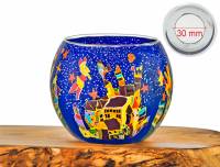 Leuchtglas Nr.35 Motiv Nürnberg Ø11cm MIT 30mm Bohrung Tauschglas Ersatzglas