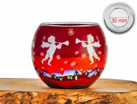 Leuchtglas Nr.512 Engel schwebend Ø11cm MIT 30mm Bohrung Tauschglas Ersatzglas