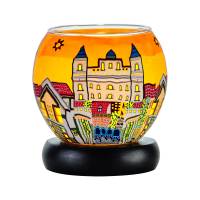 Leuchtglas Nr.370 Lampe Leuchte Ø11cm Dekoration Licht Weingarten