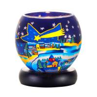 Leuchtglas Lampe Leuchte Nr.66 Ø11cm Dekoration Licht Weihnachtsstern