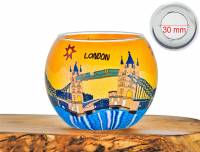 Leuchtglas Nr.546 London Ø11cm MIT 30mm Bohrung Tauschglas Ersatzglas