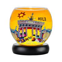 Leuchtglas Lampe leuchte Nr.323 Ø11cm Deko Windlicht Berlin Brandenburger Tor