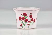 Votiv Glas 520 Rosen dekoratives Windlicht