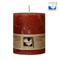 Stumpenkerze aus Parafin 75 x ø 65 mm rost