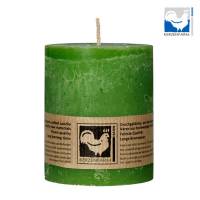 Stumpenkerze aus Parafin 75 x ø 65 mm grün