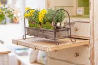 Dekoschale rustikal Pflanzschale Blumentopf Blumenkübel Übertopf Dekoration