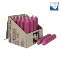 Stabkerze altrosa 100x22 mm aus Paraffin Tafelkerze Deko Tischkerze