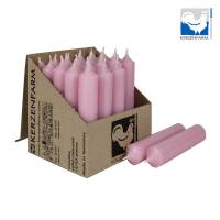 Stabkerze pastellaltrosa 100x22 mm aus Paraffin Tafelkerze Deko Tischkerze