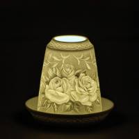 Starlight Glocke Nr.62 Rosen die 'Königin der Blumen' Windlicht Teelichthalter