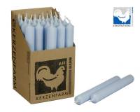 Stabkerze pastellblau 180x22 mm aus Paraffin Tafelkerze Deko Tischkerze