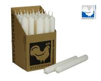 Stabkerze weiss 180x22 mm aus Paraffin Tafelkerze Deko Tischkerze