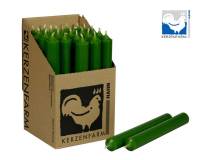 Stabkerze grün 180x22 mm aus Paraffin Tafelkerze Deko Tischkerze