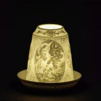 Starlight Glocke Nr.184 wachender Schutzengel Windlicht Teelichthalter