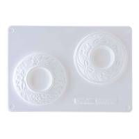 KeraFlott Gießform Kunststoff Kerzenhalter III Relief gießen Teelichthalter dekorieren