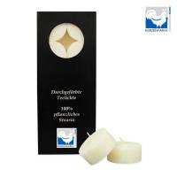 Stearin-Teelicht elfenbein Teelichter 10 Stück Teelichtset Hochzeit Dekoration