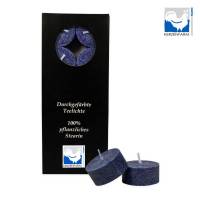 Stearin-Teelicht dunkelblau Teelichter 10 Stück Teelichtset Hochzeit Dekoration