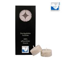 Stearin-Teelicht taupe Teelichter 10 Stück Teelichtset Hochzeit Dekoration