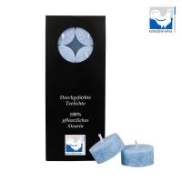 Stearin-Teelicht taubenblau Teelichter 10 Stück Teelichtset Hochzeit Dekoration