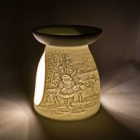 Starlight Aromalampe Nr.40 Weihnachtsmann mit vielen Geschenken im Schlitten