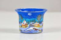 Votiv Glas 829 Schneefall dekoratives Windlicht