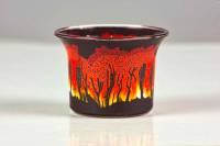 Votiv Glas 127 Sonnenuntergang dekoratives Windlicht